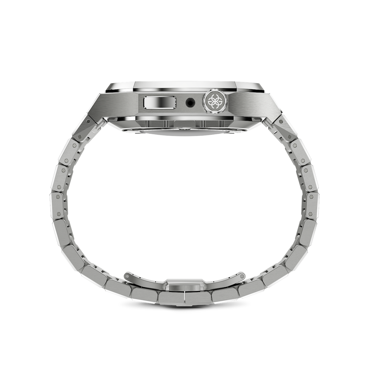 GOLDEN CONCEPT ゴールデンコンセプト Apple Watch Case - EVD45 - Silver シルバー
