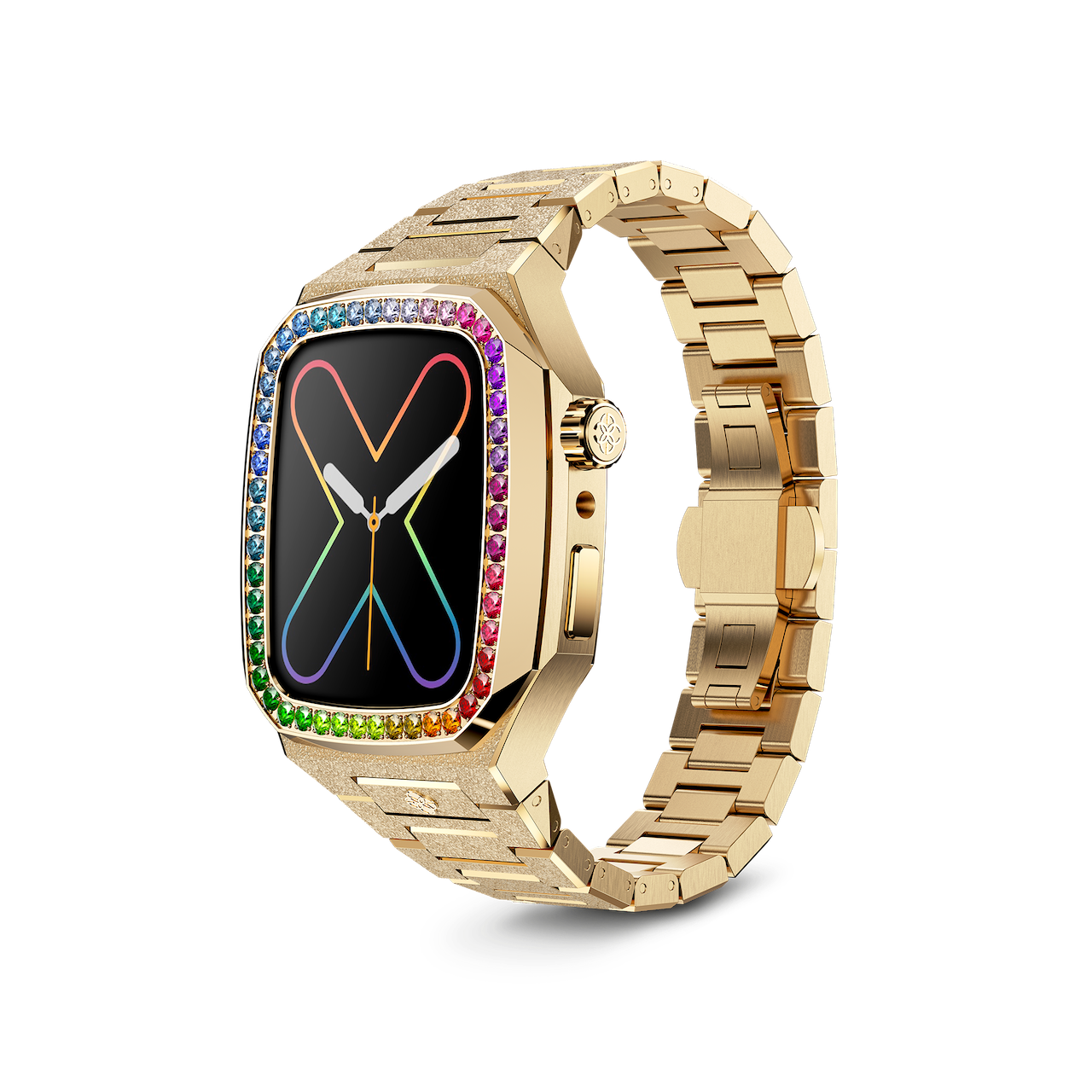GOLDEN CONCEPT ゴールデンコンセプト Apple Watch Case - EVF41 - RAINBOW Gold レインボー ゴールド