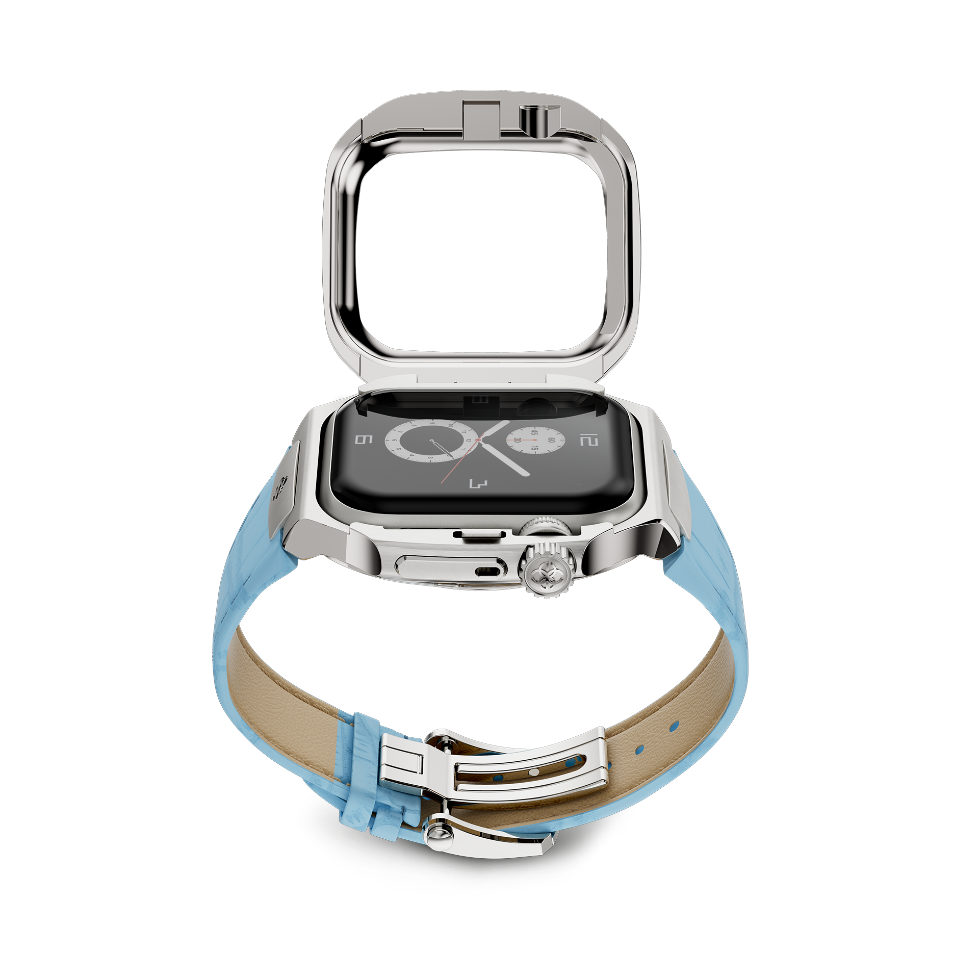 GOLDEN CONCEPT ゴールデンコンセプト Apple Watch Case - ROL41 - Silver MD