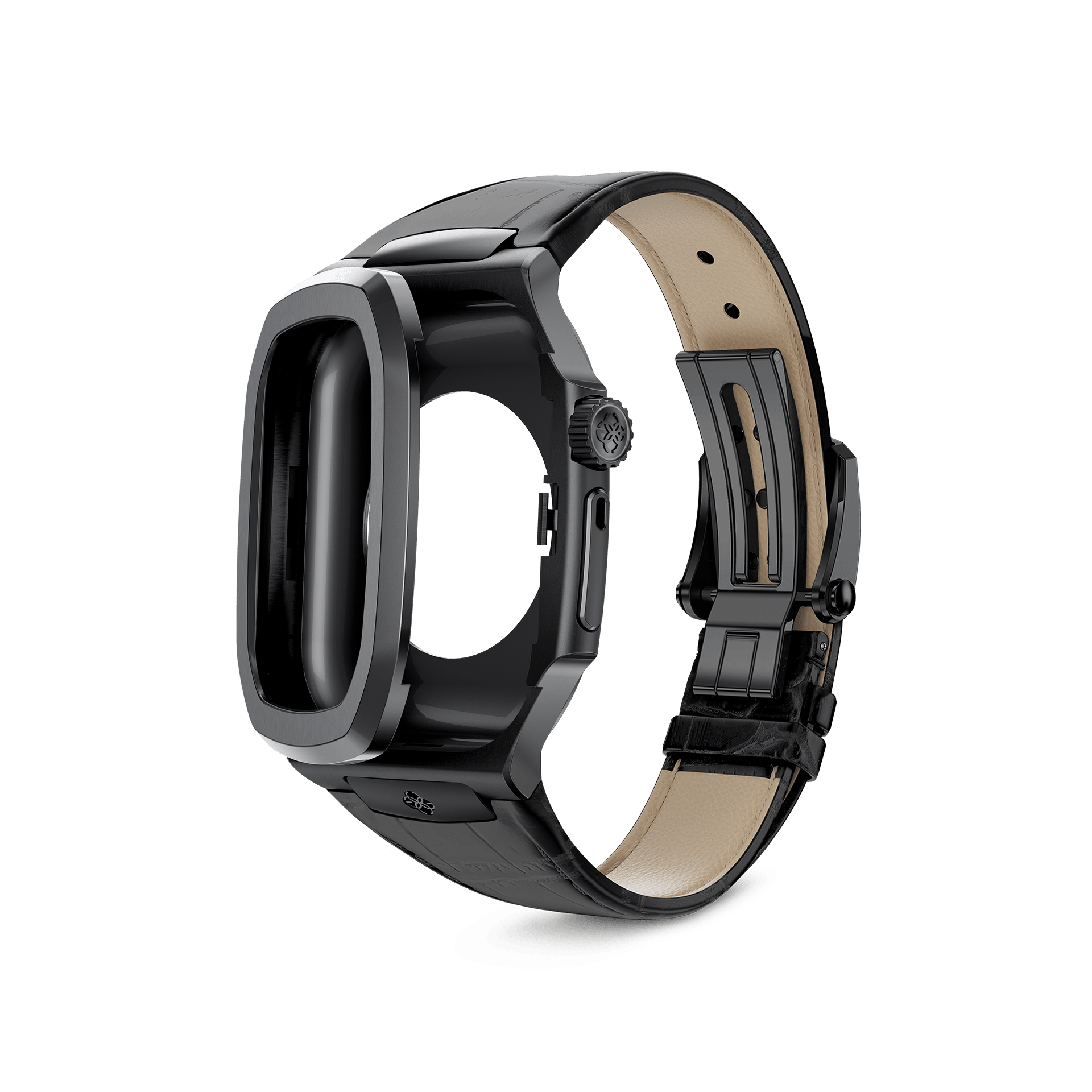 GOLDEN CONCEPT ゴールデンコンセプト Apple Watch Case - ROL45 - Black ブラック