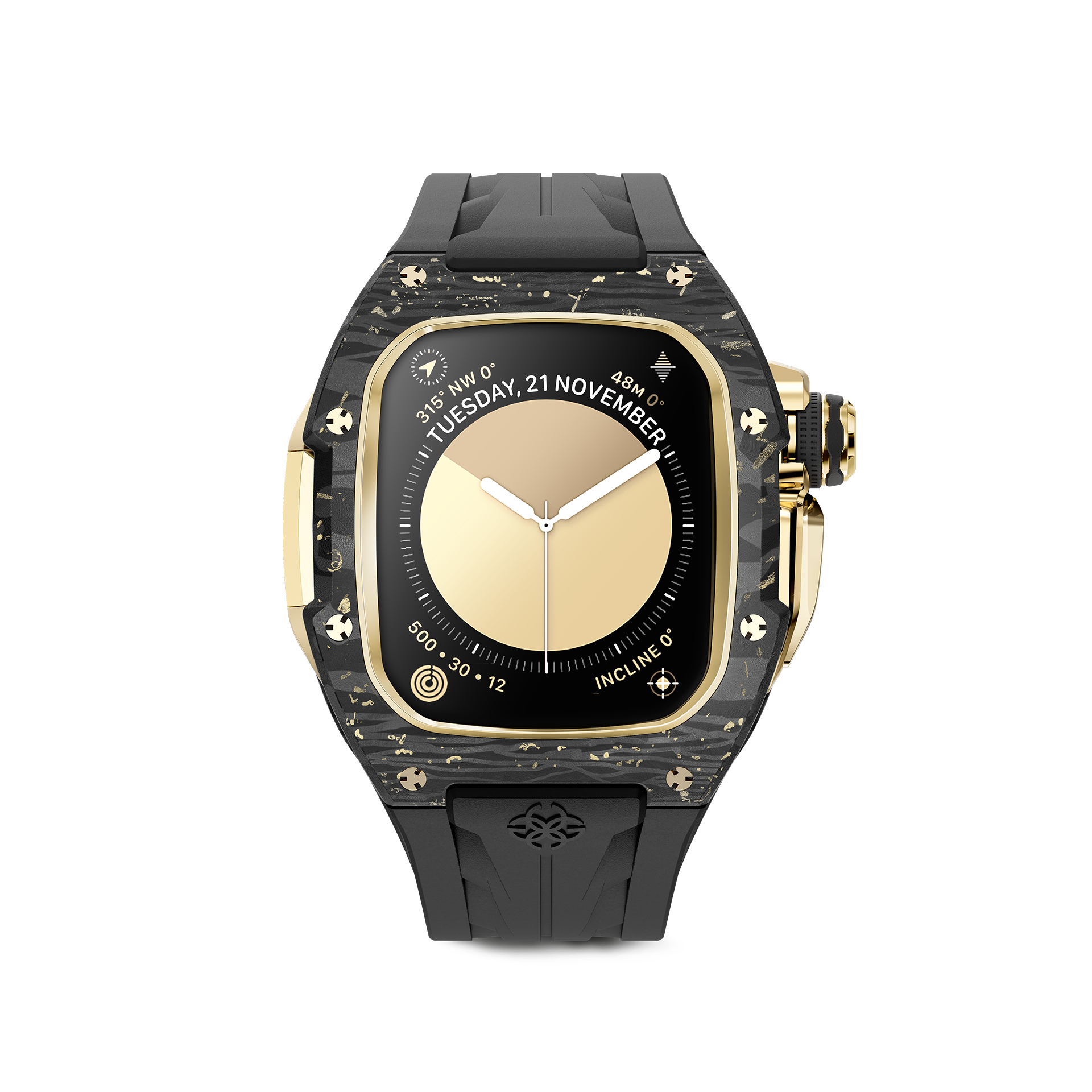 GOLDEN CONCEPT ゴールデンコンセプト Apple Watch Case / RSCIII46 - Gold Carbon カーボン ゴールド
