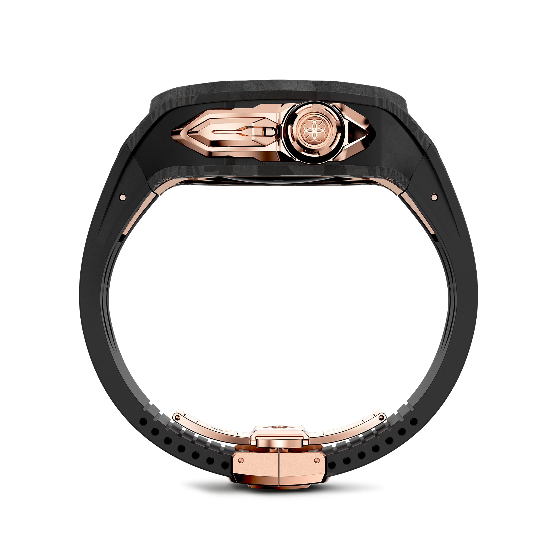 GOLDEN CONCEPT ゴールデンコンセプト Apple Watch Case / RSCIII49 - Rose Gold Carbon