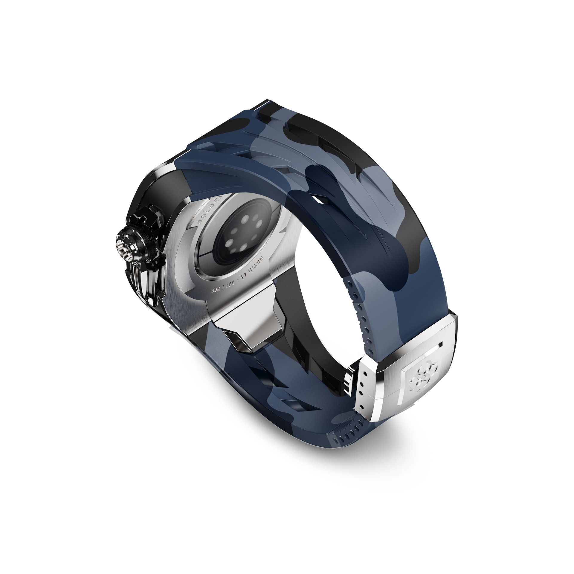 GOLDEN CONCEPT ゴールデンコンセプト Apple Watch Case / RSTIII46 - Midnight Steel スチール