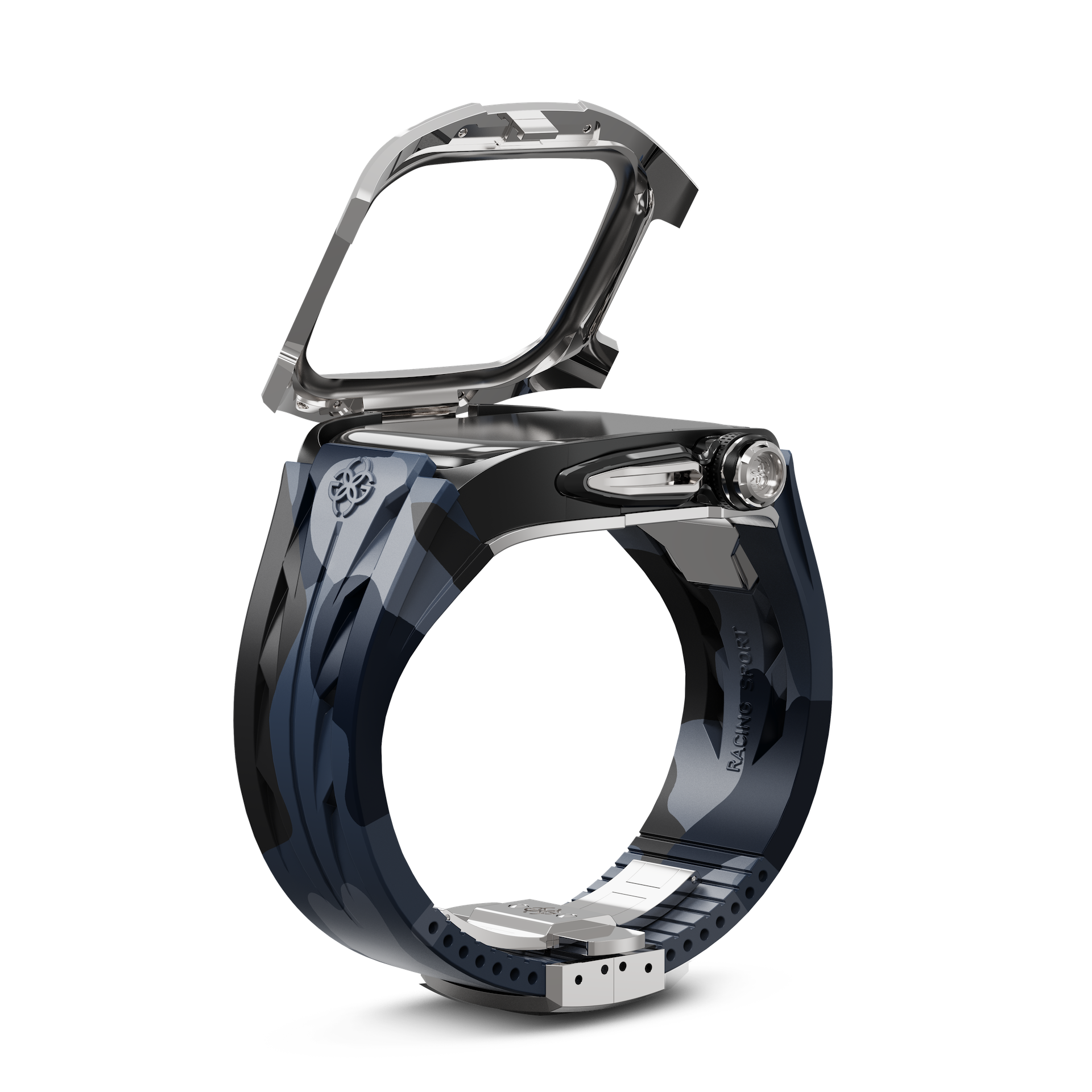 GOLDEN CONCEPT ゴールデンコンセプト Apple Watch Case / RSTIII46 - Midnight Steel スチール