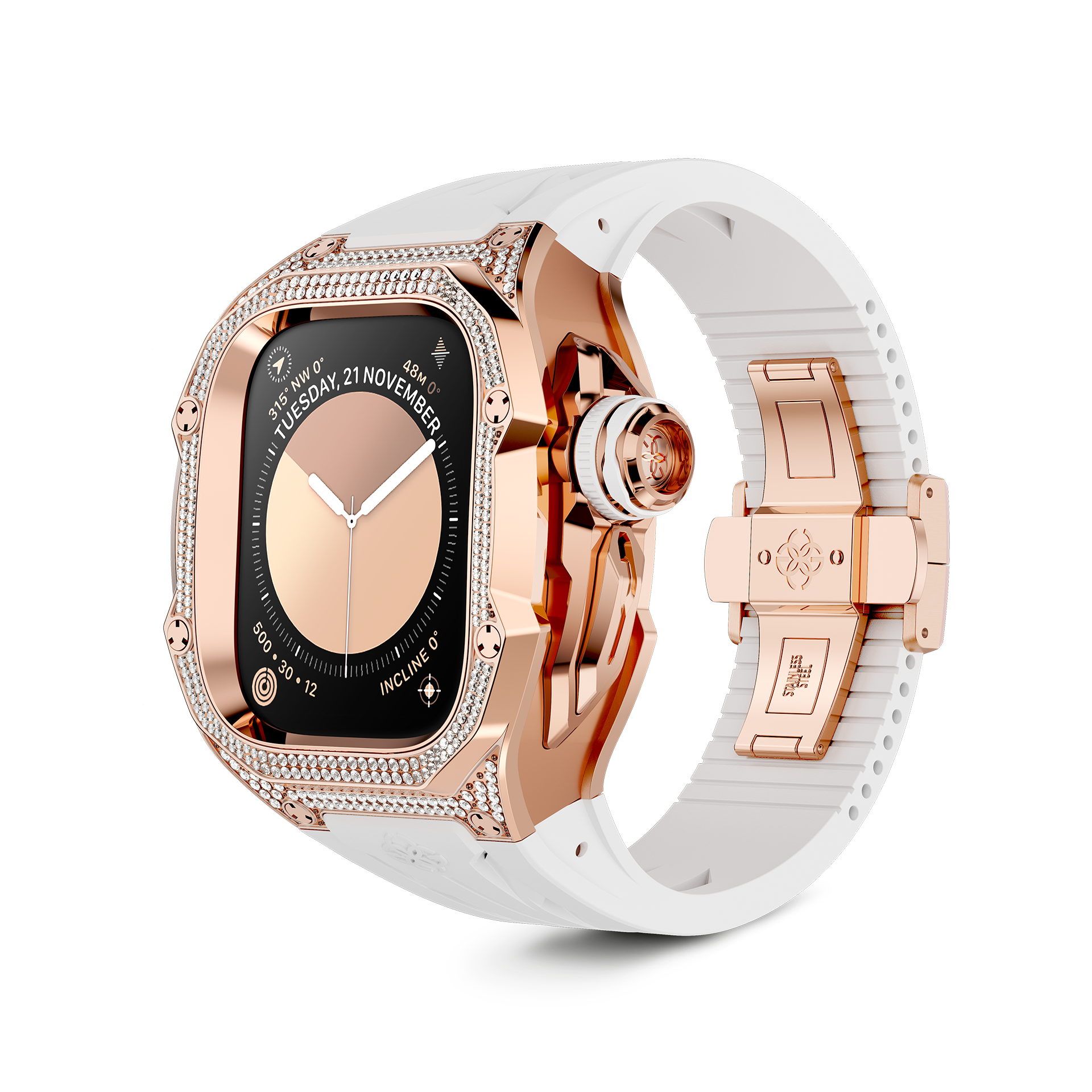 GOLDEN CONCEPT ゴールデンコンセプト Apple Watch Case / RSTIII49 - Amber Rose アンバー ローズ