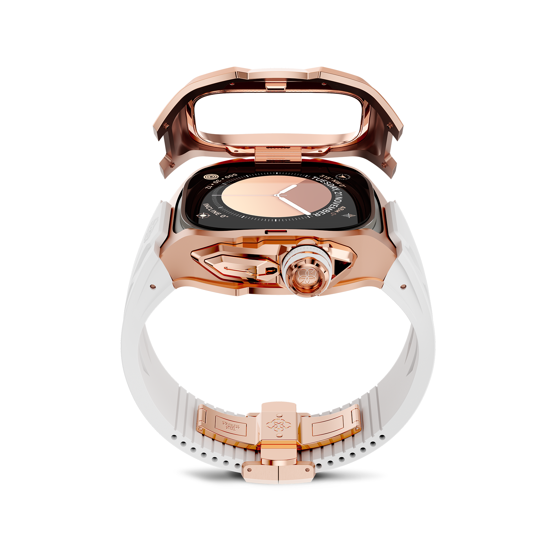 GOLDEN CONCEPT ゴールデンコンセプト Apple Watch Case / RSTIII49 - Amber Rose アンバー ローズ