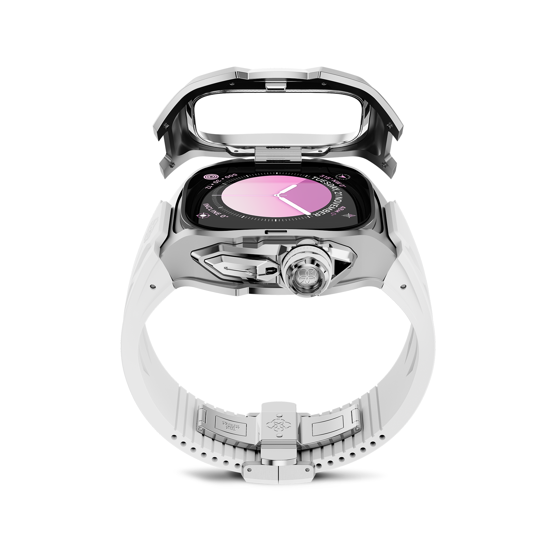 GOLDEN CONCEPT ゴールデンコンセプト Apple Watch Case / RSTIII49 - Snowflake スノーフレーク