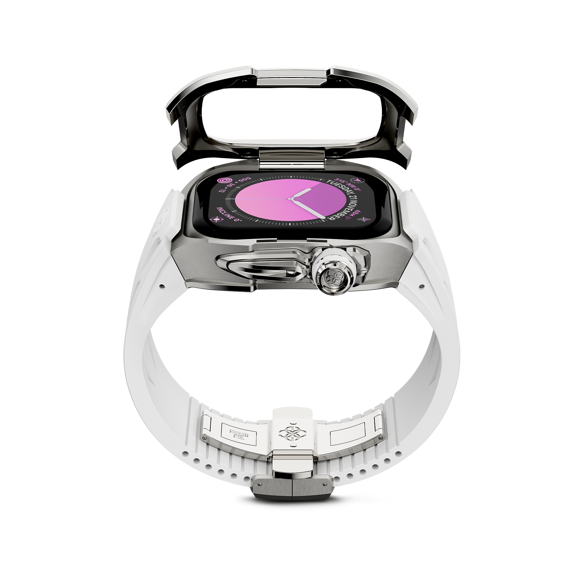 GOLDEN CONCEPT ゴールデンコンセプト Apple Watch Case / RSTIII46 - Snowflake