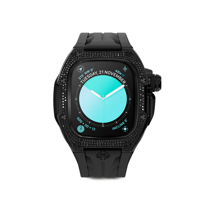 GOLDEN CONCEPT ゴールデンコンセプト Apple Watch Case / RSTIII46 - Black Phantom