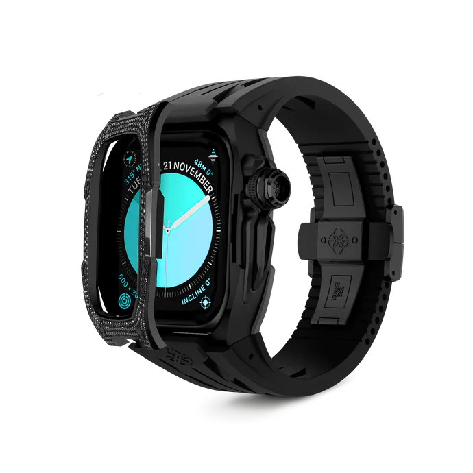 GOLDEN CONCEPT ゴールデンコンセプト Apple Watch Case / RSTIII46 - Black Phantom