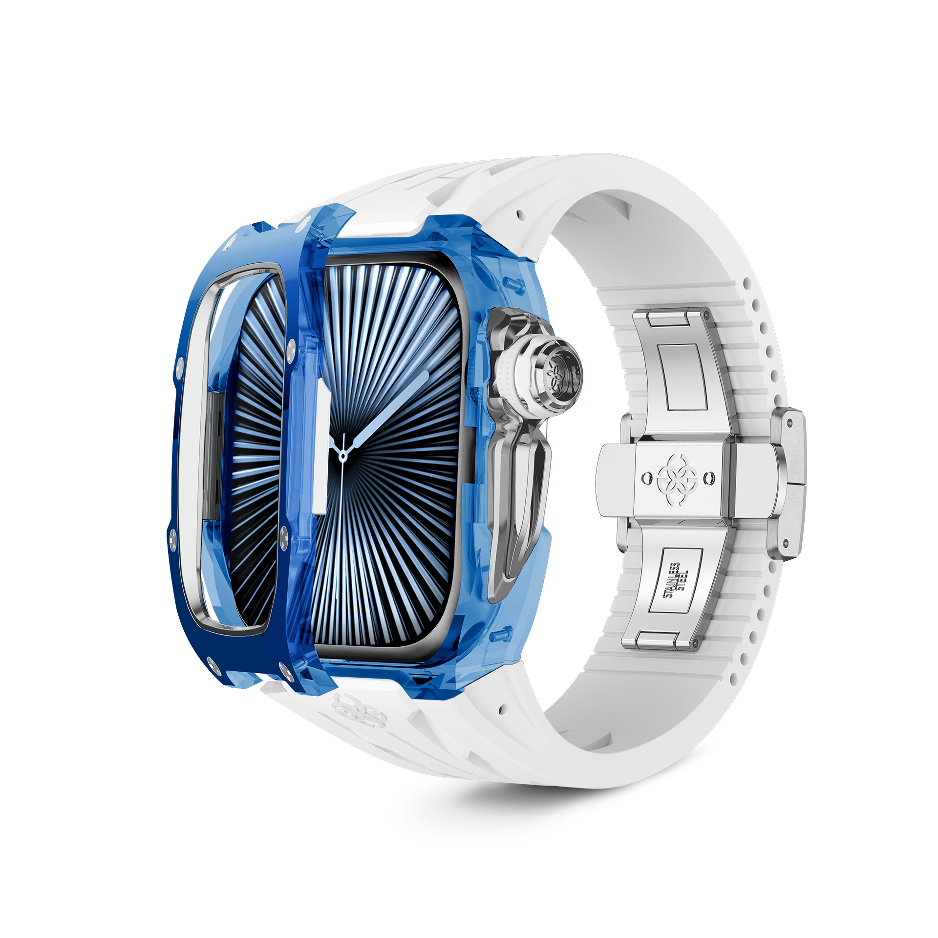GOLDEN CONCEPT ゴールデンコンセプト Apple Watch Case / RSTRIII46 - SAPPHIRE BLUE サファイア ブルー