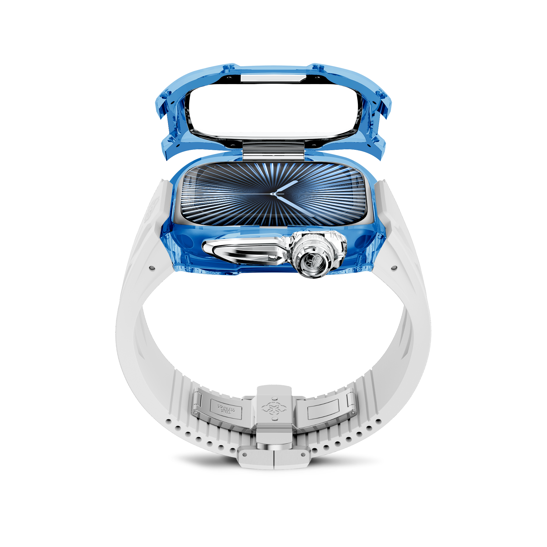 GOLDEN CONCEPT ゴールデンコンセプト Apple Watch Case / RSTRIII46 - SAPPHIRE BLUE サファイア ブルー