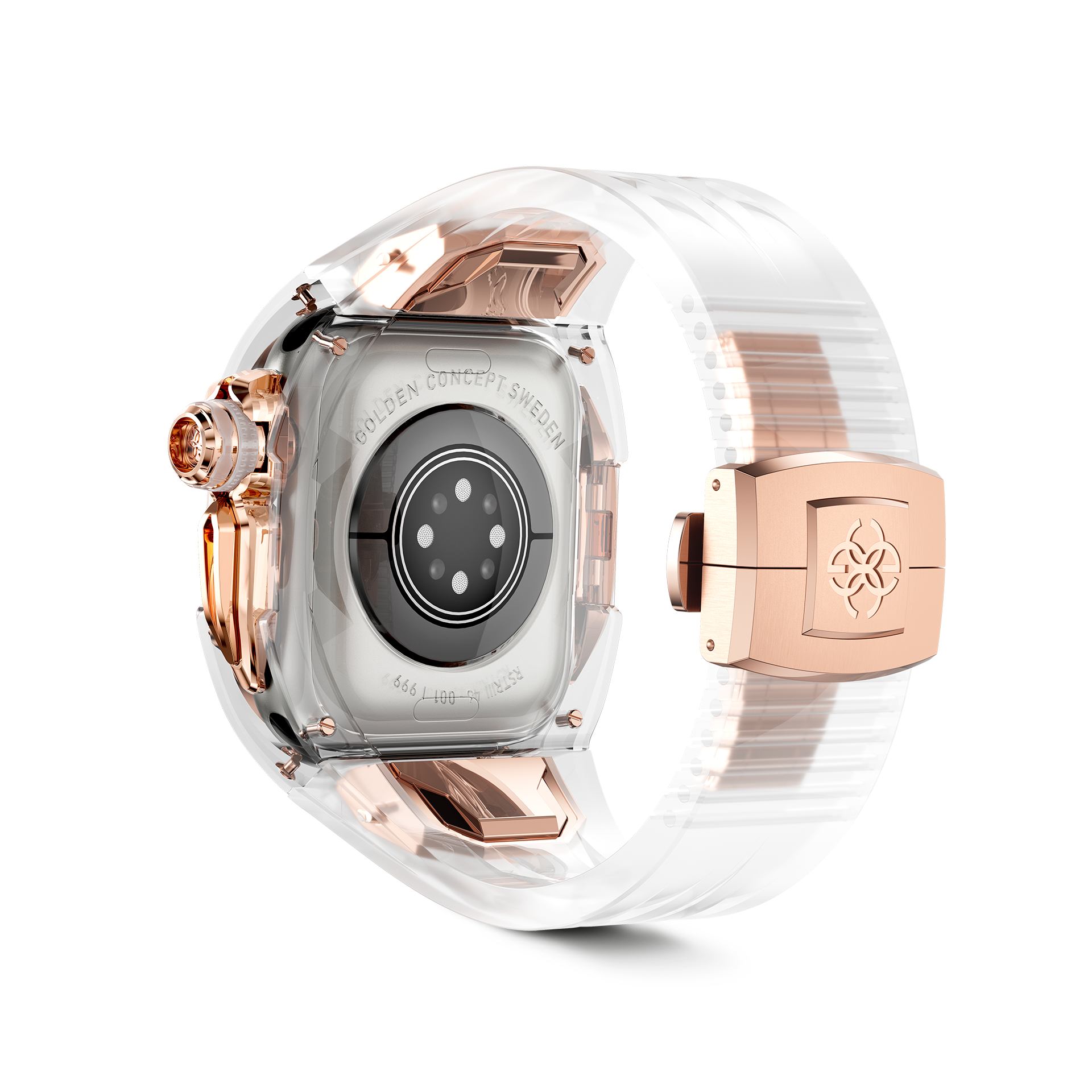 GOLDEN CONCEPT ゴールデンコンセプト Apple Watch Case / RSTRIII46 - CRYSTAL ROSE クリスタル ローズ