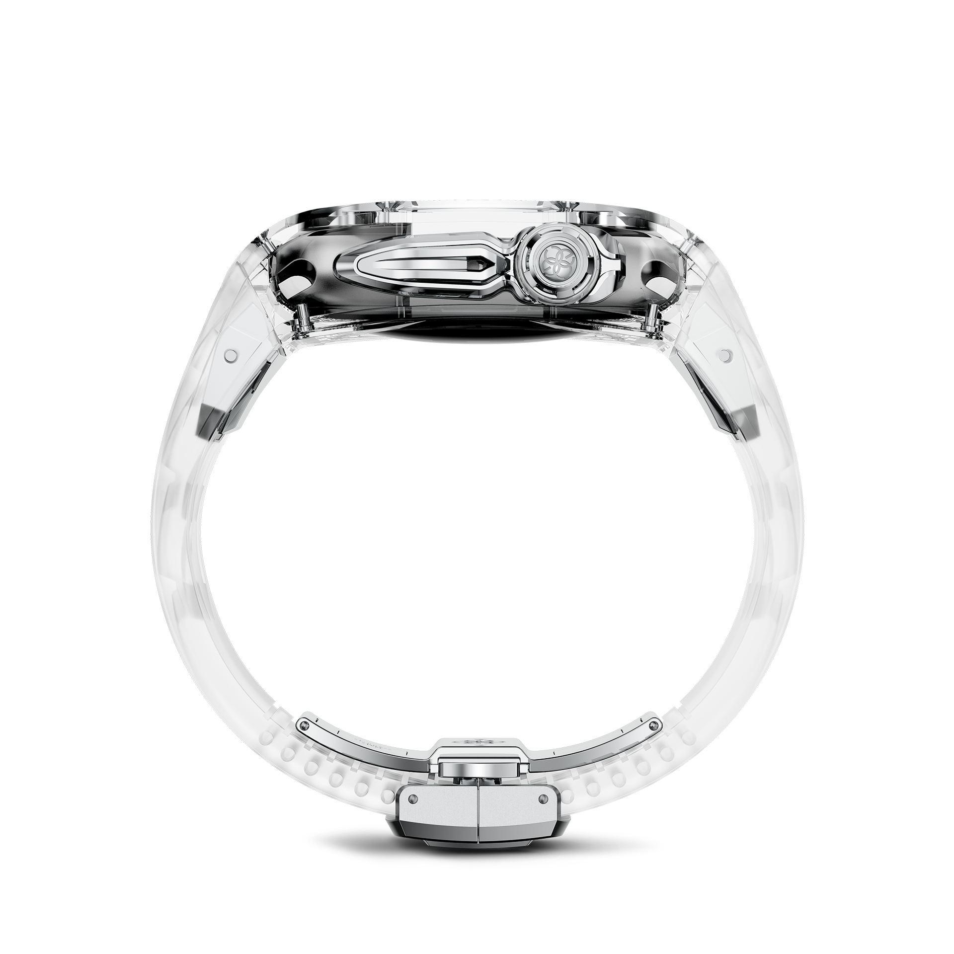 GOLDEN CONCEPT ゴールデンコンセプト Apple Watch Case / RSTRIII46 - CRYSTAL STEEL クリスタル スチール