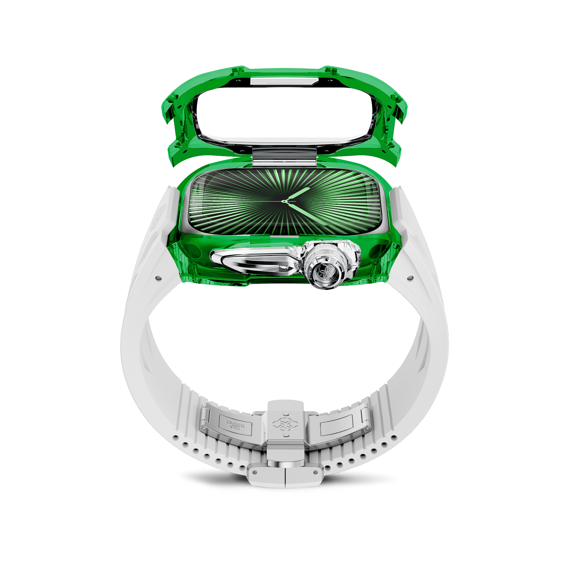 GOLDEN CONCEPT ゴールデンコンセプト Apple Watch Case / RSTRIII46 - SAPPHIRE GREEN サファイア グリーン