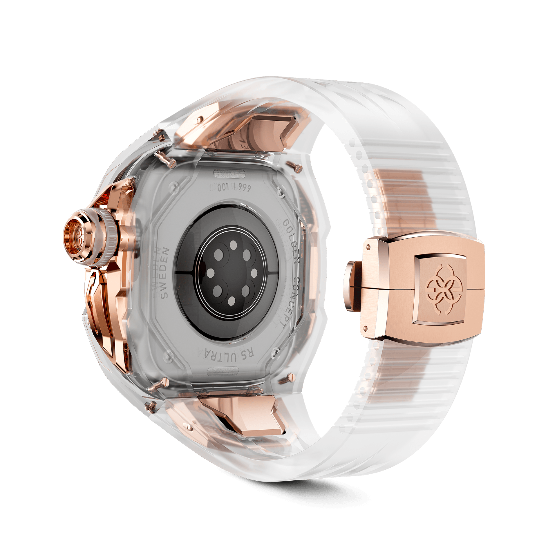 GOLDEN CONCEPT ゴールデンコンセプト Apple Watch Case / RSTRIII49 - CRYSTAL ROSE クリスタル ローズ