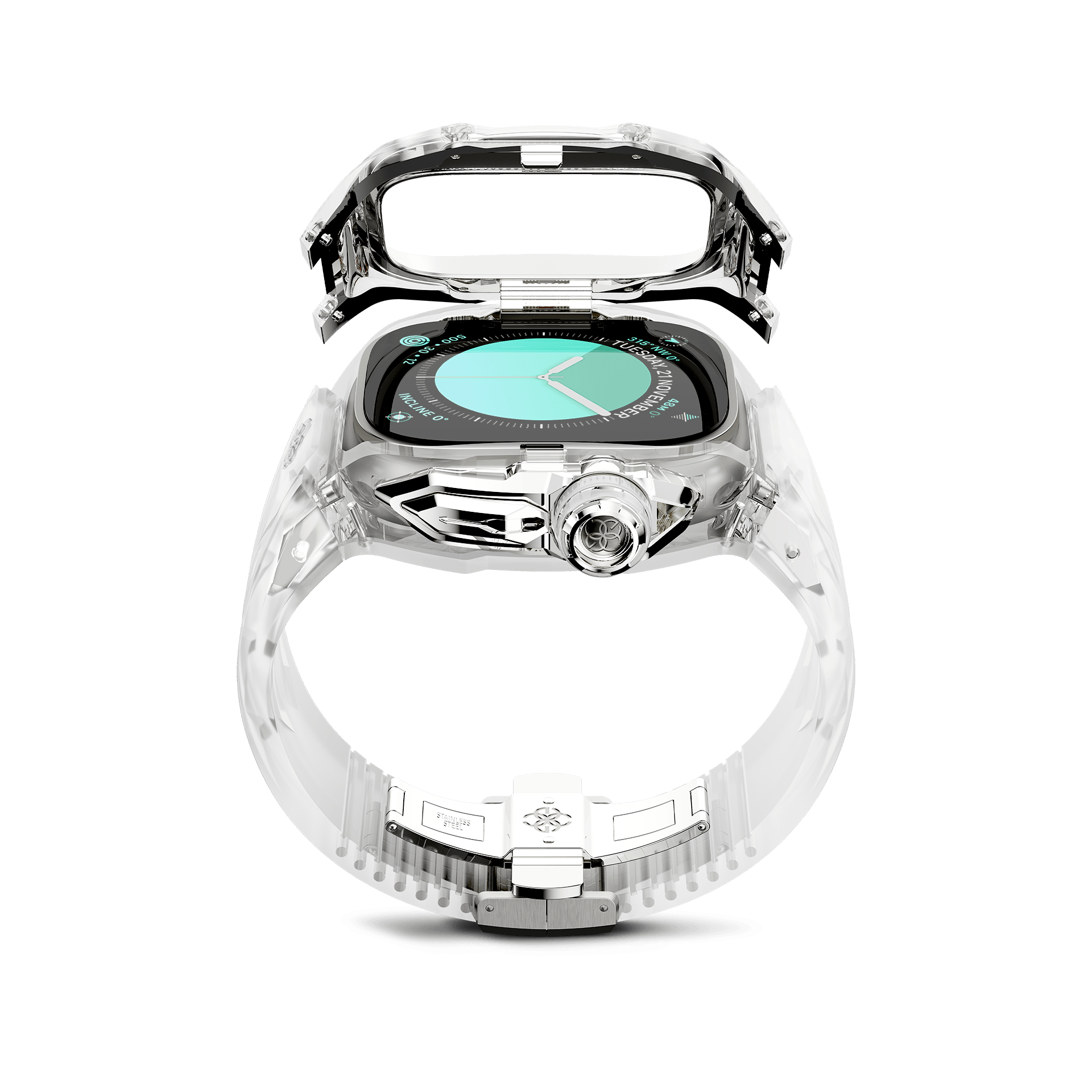 GOLDEN CONCEPT ゴールデンコンセプト Apple Watch Case / RSTRIII49 - CRYSTAL STEEL