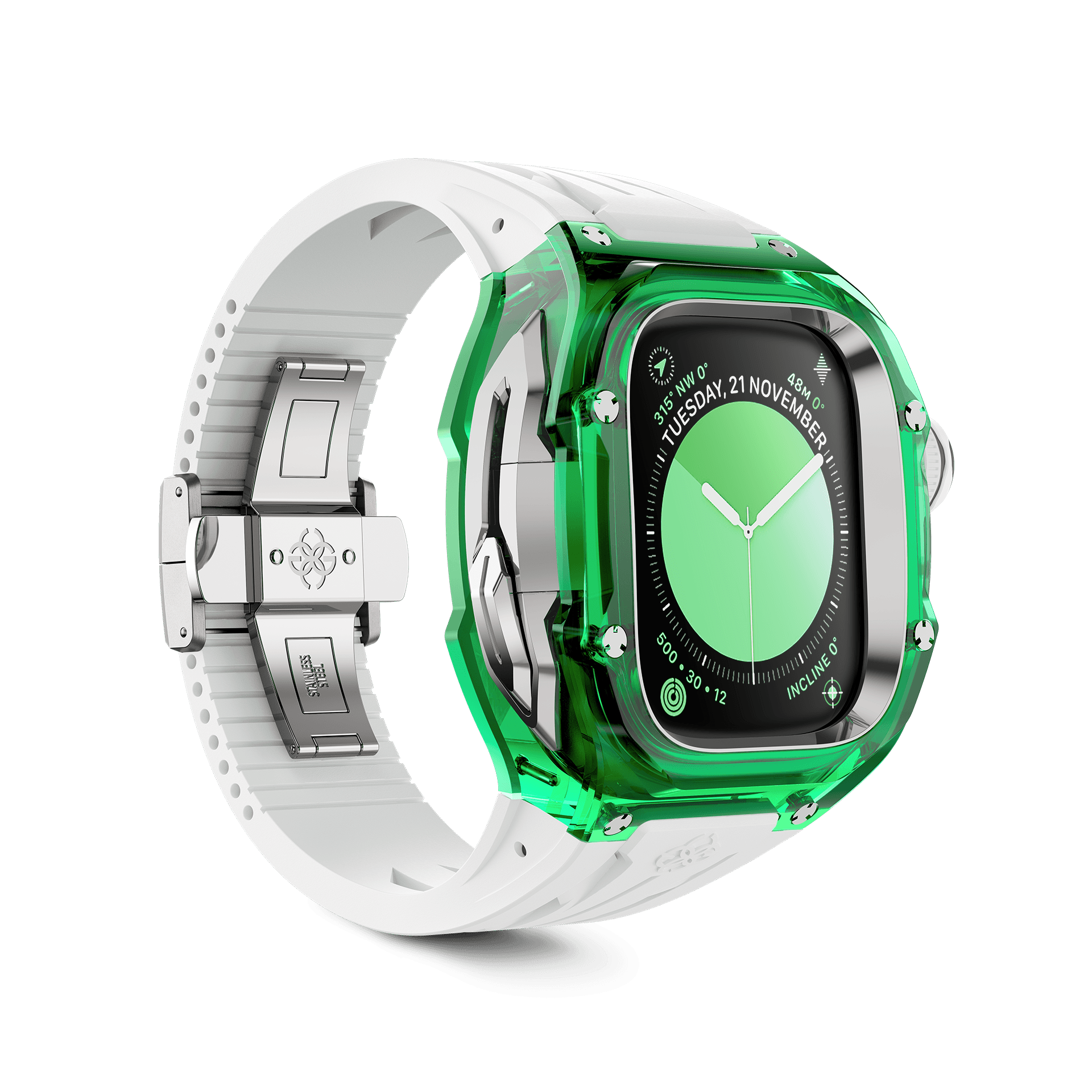 GOLDEN CONCEPT ゴールデンコンセプト Apple Watch Case / RSTRIII49 - SAPPHIRE GREEN サファイア グリーン