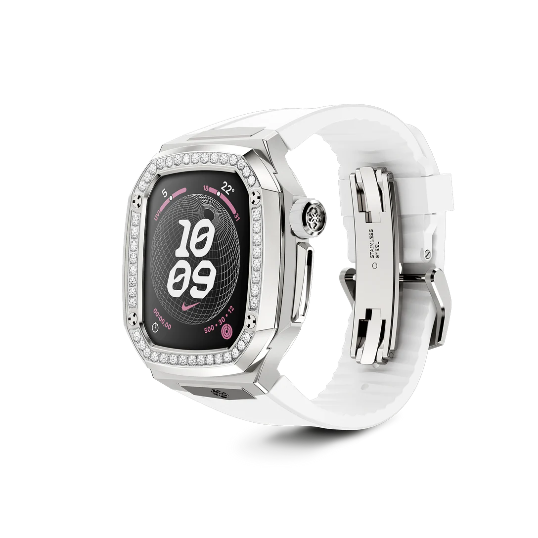 GOLDEN CONCEPT ゴールデンコンセプト Apple Watch Case - SPIII41 - Silver MD シルバー MD