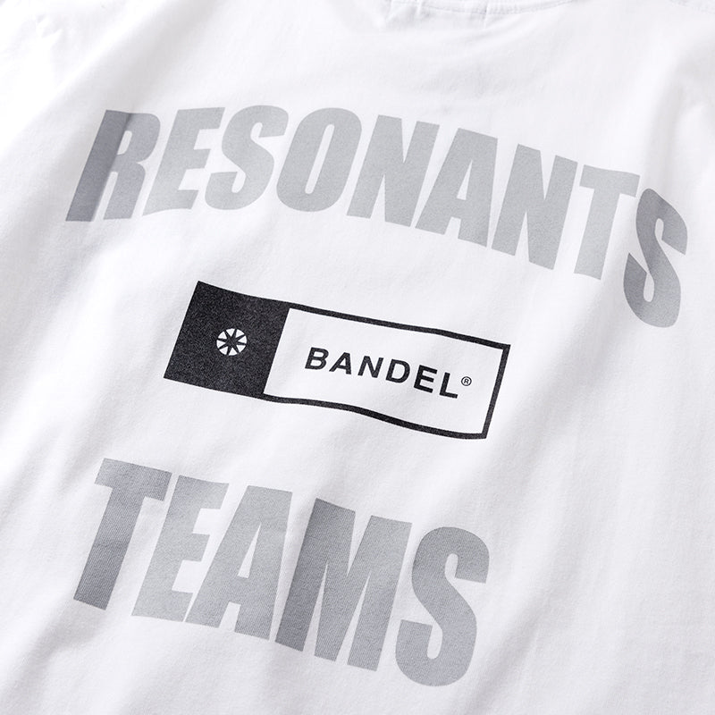 RESONANTS TEAMS S/S TEE BAN-4SRTTE Tシャツ コットン100% 型崩れ防止 / WHITE