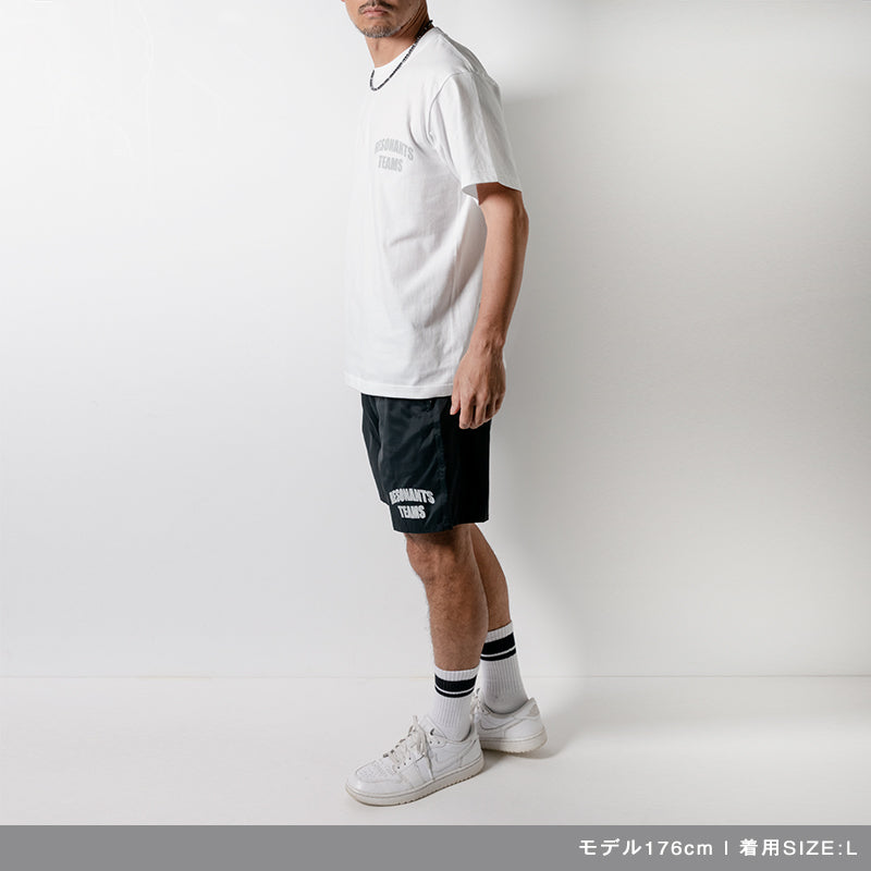 RESONANTS TEAMS S/S TEE BAN-4SRTTE Tシャツ コットン100% 型崩れ防止 / WHITE