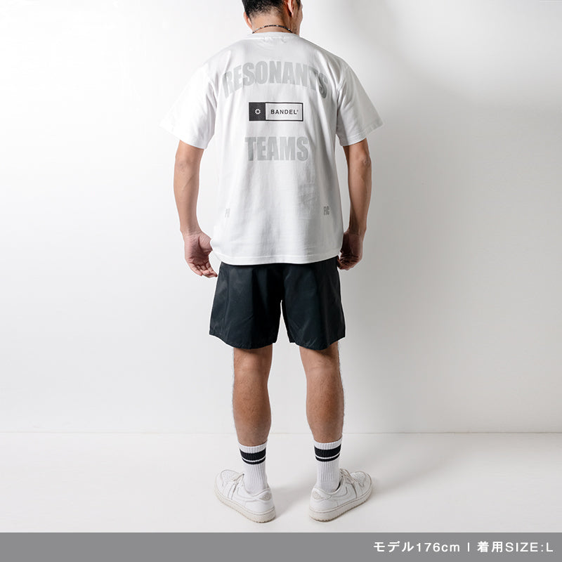 RESONANTS TEAMS S/S TEE BAN-4SRTTE Tシャツ コットン100% 型崩れ防止 / WHITE