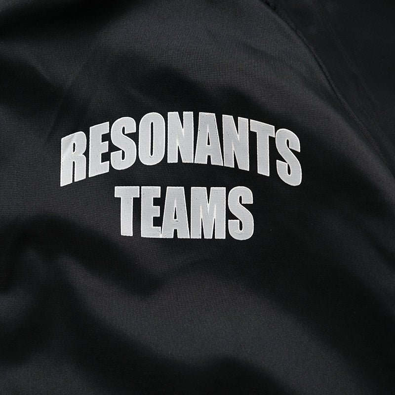 RESONANTS TEAMS ZIP HD BAN-4SRTZH フーディー 軽量 ストッパージップ / BLACK