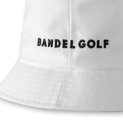 SIDE LOGO WATER REPELLENT BUCKETHAT BG-3ASBH 防水 バケットハット / WHITE
