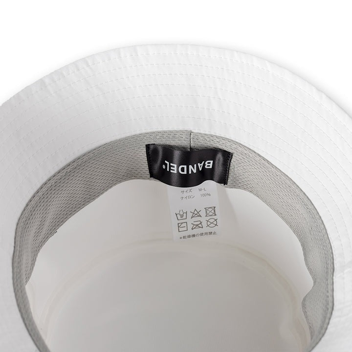 SIDE LOGO WATER REPELLENT BUCKETHAT BG-3ASBH 防水 バケットハット / WHITE