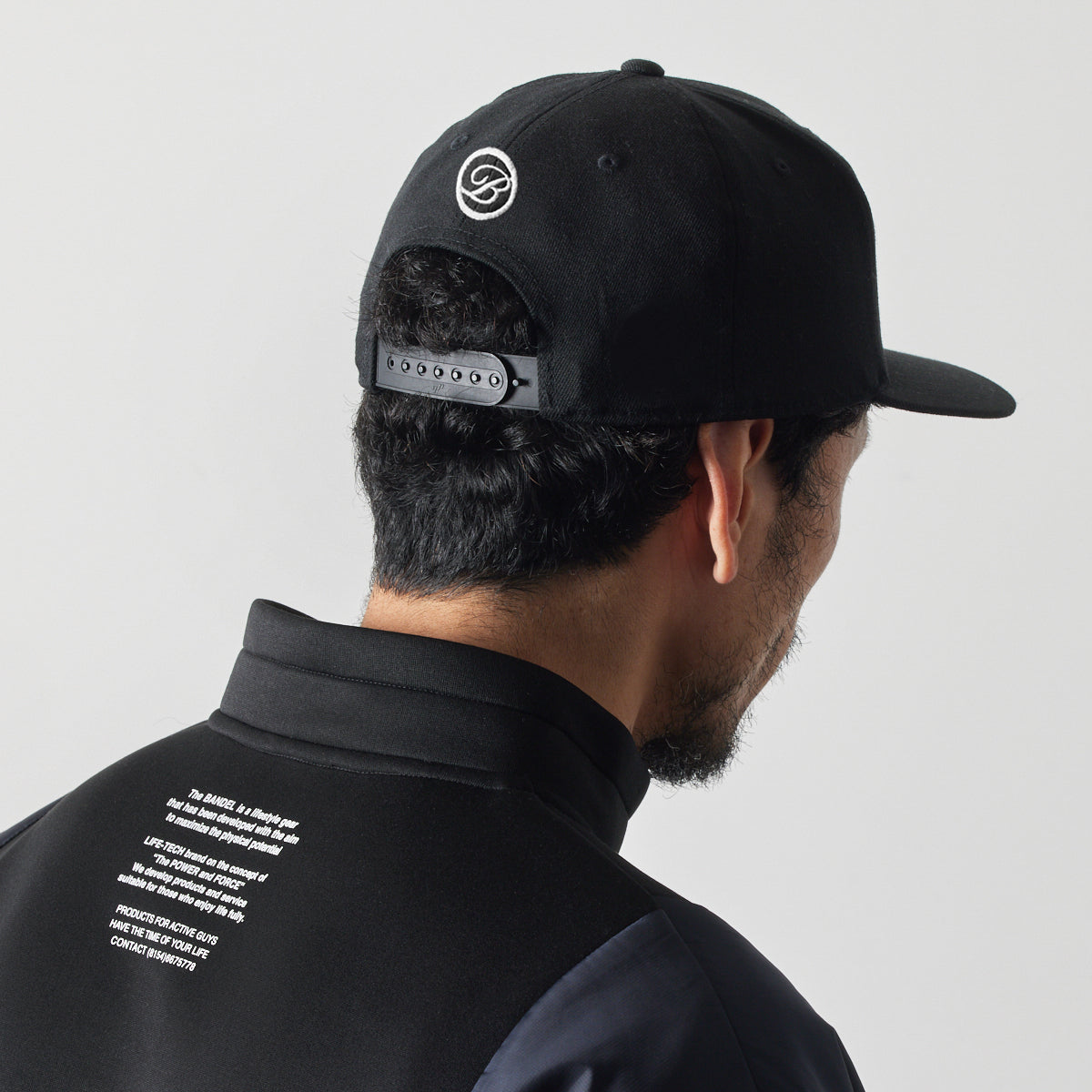 COOL&DRY CURSIVE LOGO CAP BG-46CDCCP キャップ / BLACK