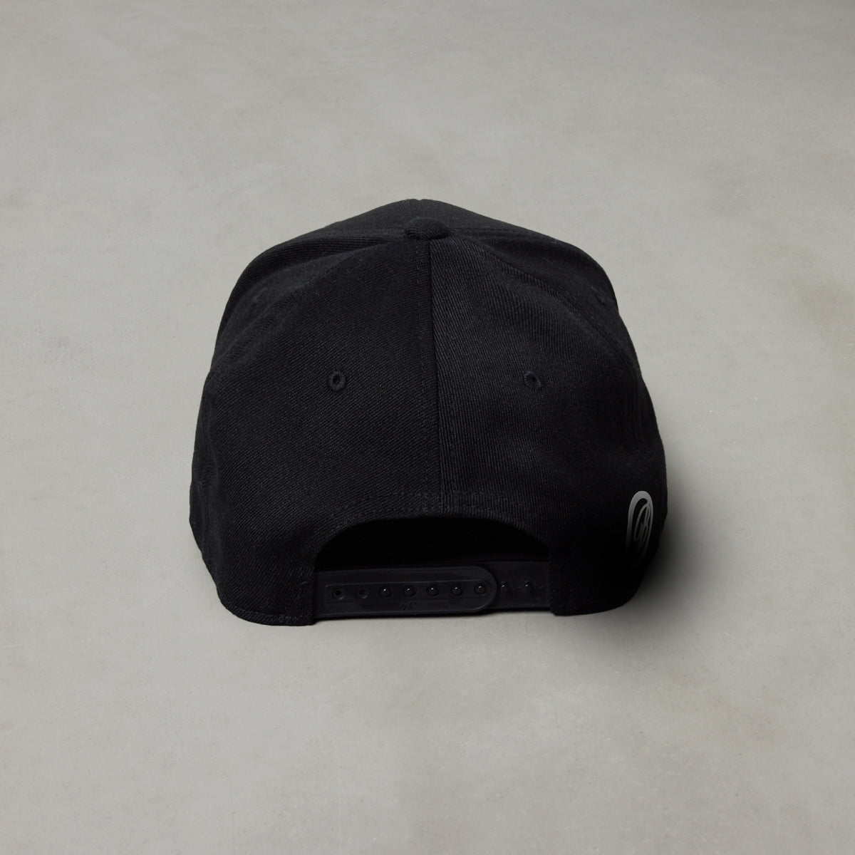 CURSIVE LOGO FLATVISOR CAP BG-46CLFCP キャップ 吸湿 伸縮 / BLACK