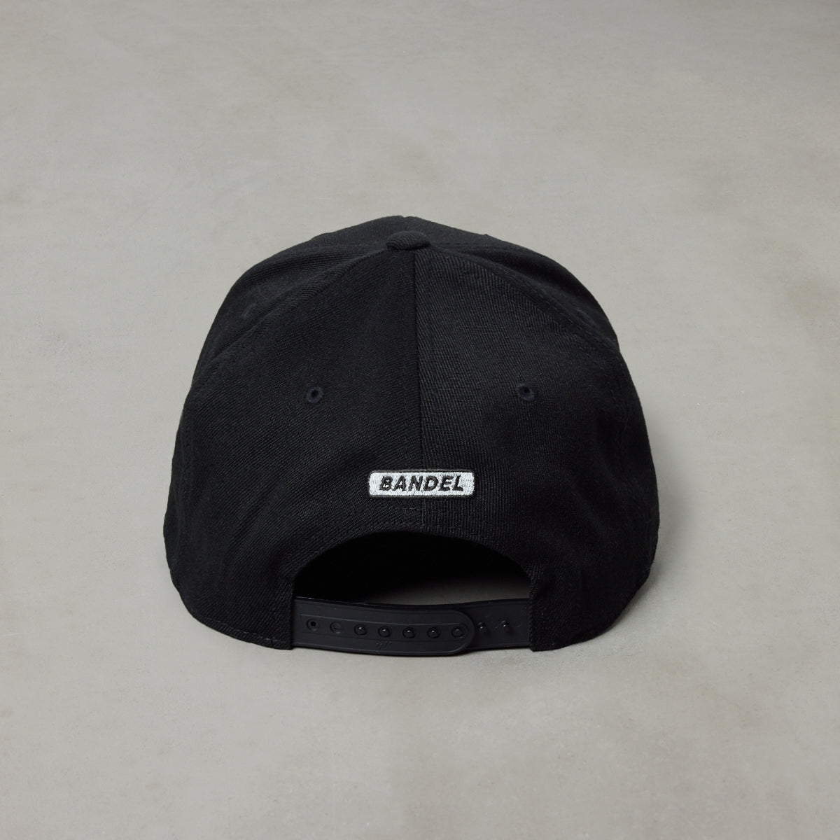LOGO WAPPEN FLATVISOR CAP BG-46KWFCP キャップ 吸湿 伸縮 / BLACK