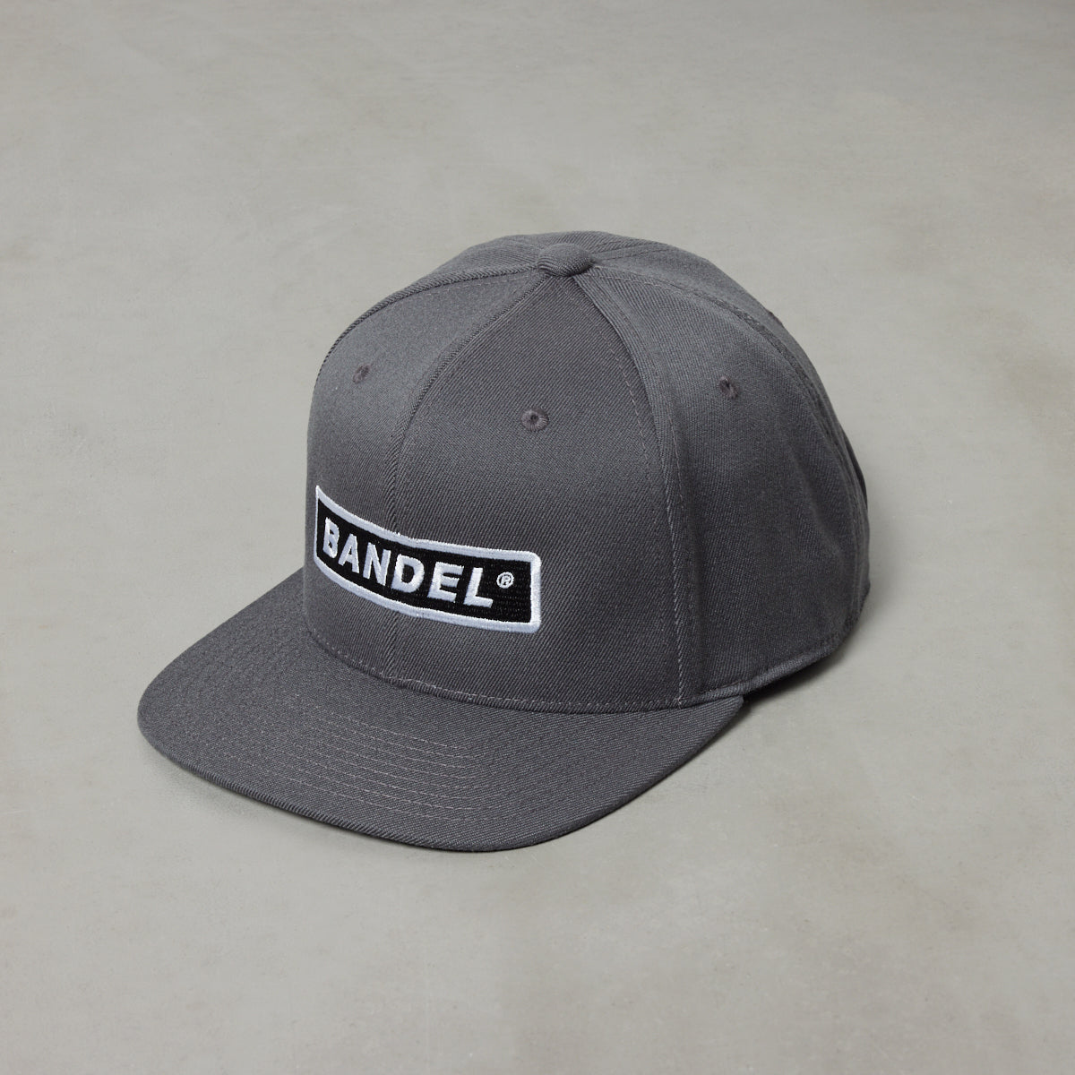 LOGO WAPPEN FLATVISOR CAP BG-46KWFCP キャップ 吸湿 伸縮 / GREY