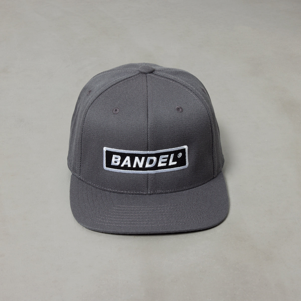 LOGO WAPPEN FLATVISOR CAP BG-46KWFCP キャップ 吸湿 伸縮 / GREY