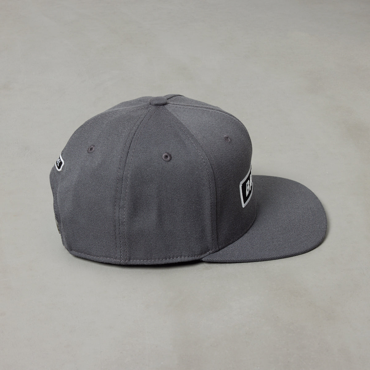 LOGO WAPPEN FLATVISOR CAP BG-46KWFCP キャップ 吸湿 伸縮 / GREY