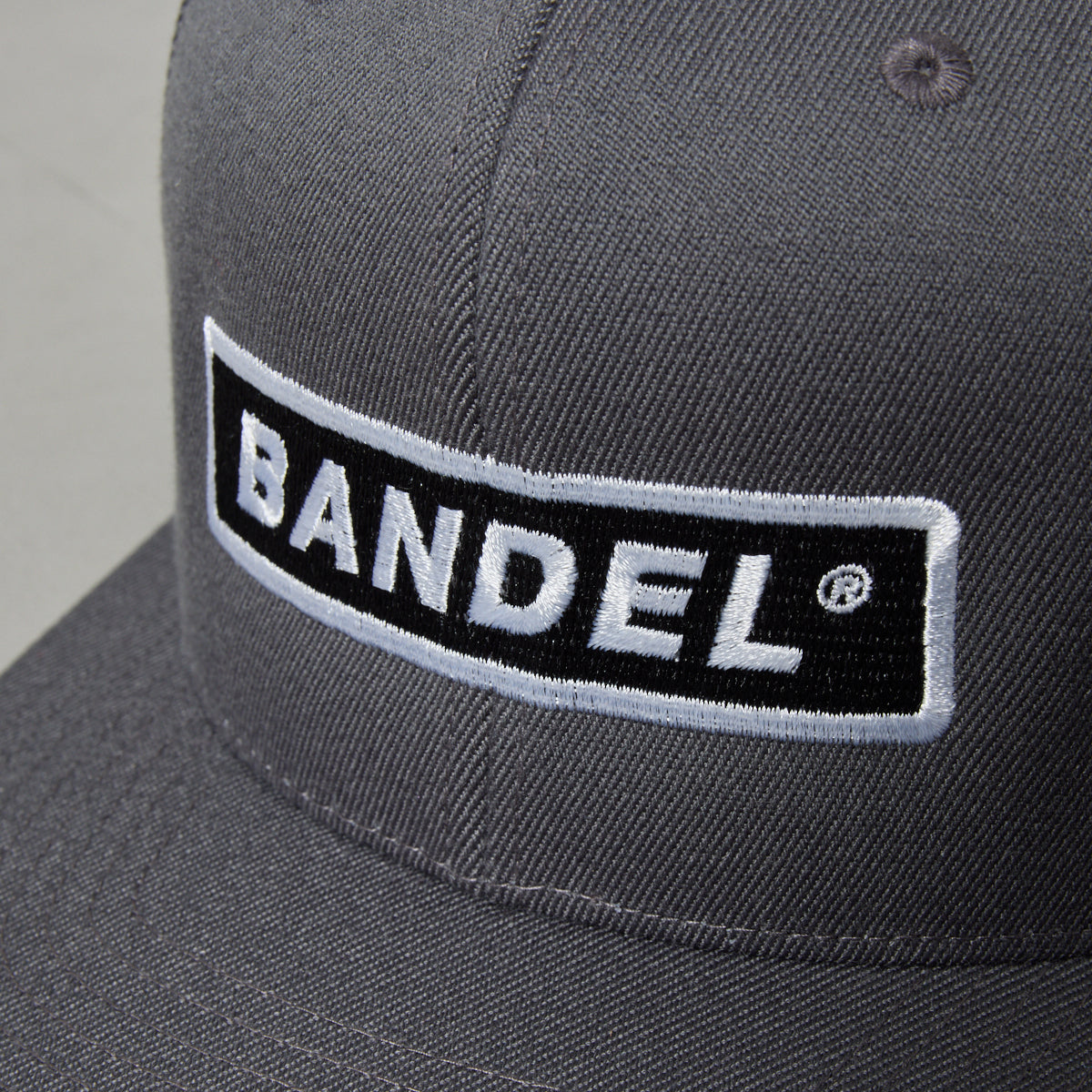 LOGO WAPPEN FLATVISOR CAP BG-46KWFCP キャップ 吸湿 伸縮 / GREY