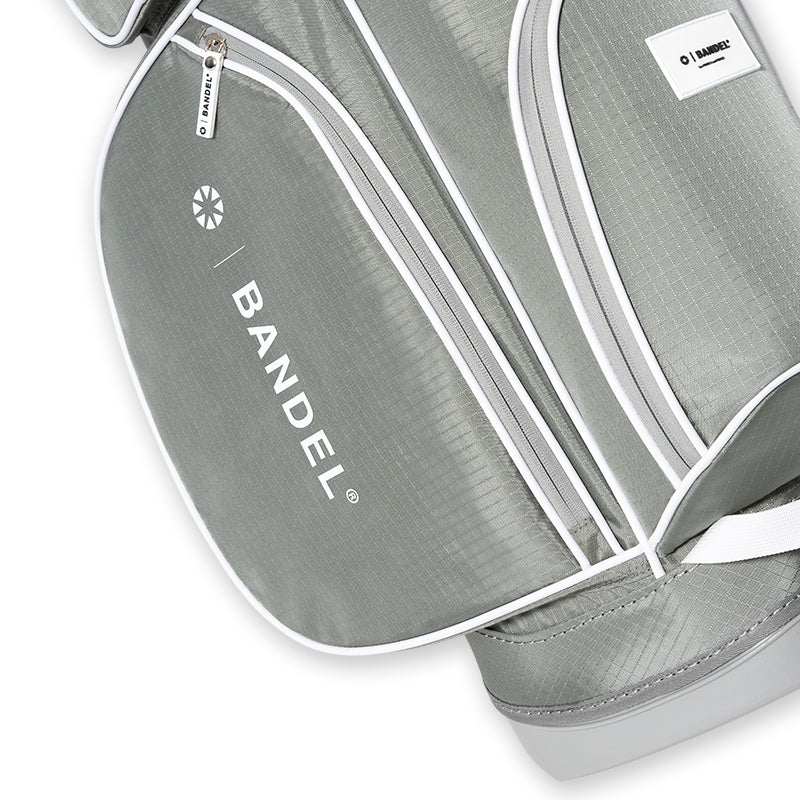 RIPSTOP STAND CADDYBAG (STANDARD EDITION) BGJ-4SCB キャディバッグ 8.5インチ スタンド仕様 軽量 / GREYxWHITE