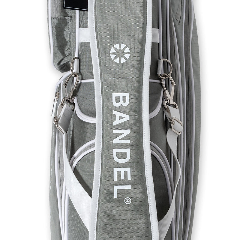 RIPSTOP STAND CADDYBAG (STANDARD EDITION) BGJ-4SCB キャディバッグ 8.5インチ スタンド仕様 軽量 / GREYxWHITE