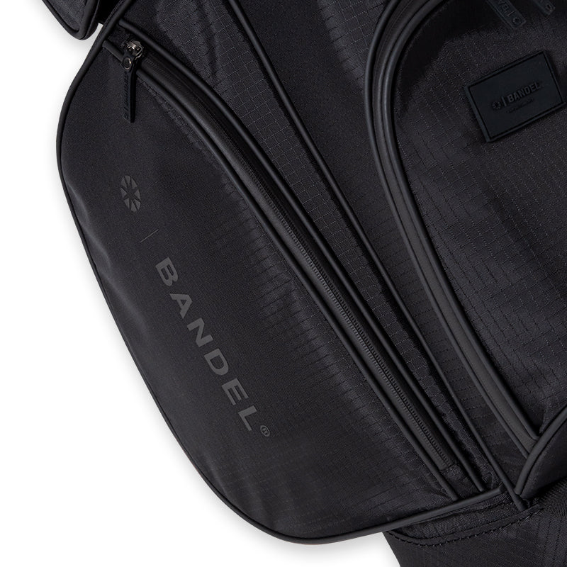 RIPSTOP STAND CADDYBAG (BLACK EDITION) BGJ-4SCB キャディバッグ 8.5インチ スタンド仕様 軽量 / BLACKxBLACK