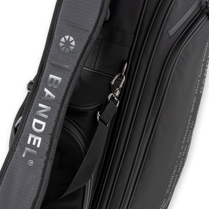 RIPSTOP STAND CADDYBAG (BLACK EDITION) BGJ-4SCB キャディバッグ 8.5インチ スタンド仕様 軽量 / BLACKxBLACK