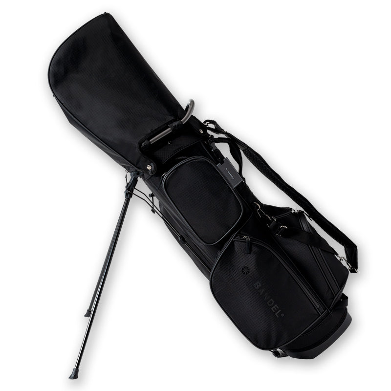 RIPSTOP STAND CADDYBAG (BLACK EDITION) BGJ-4SCB キャディバッグ 8.5インチ スタンド仕様 軽量 / BLACKxBLACK