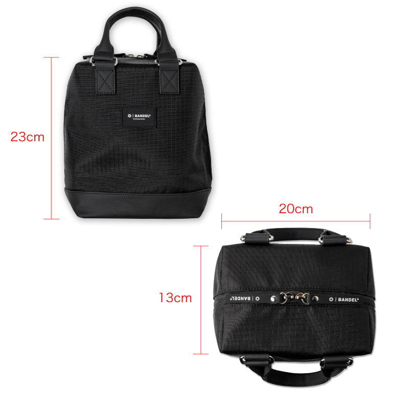 RIPSTOP VERTICAL CART BAG BGJ-4SVCB カートバッグ 縦型 軽量 / BLACK×WHITE