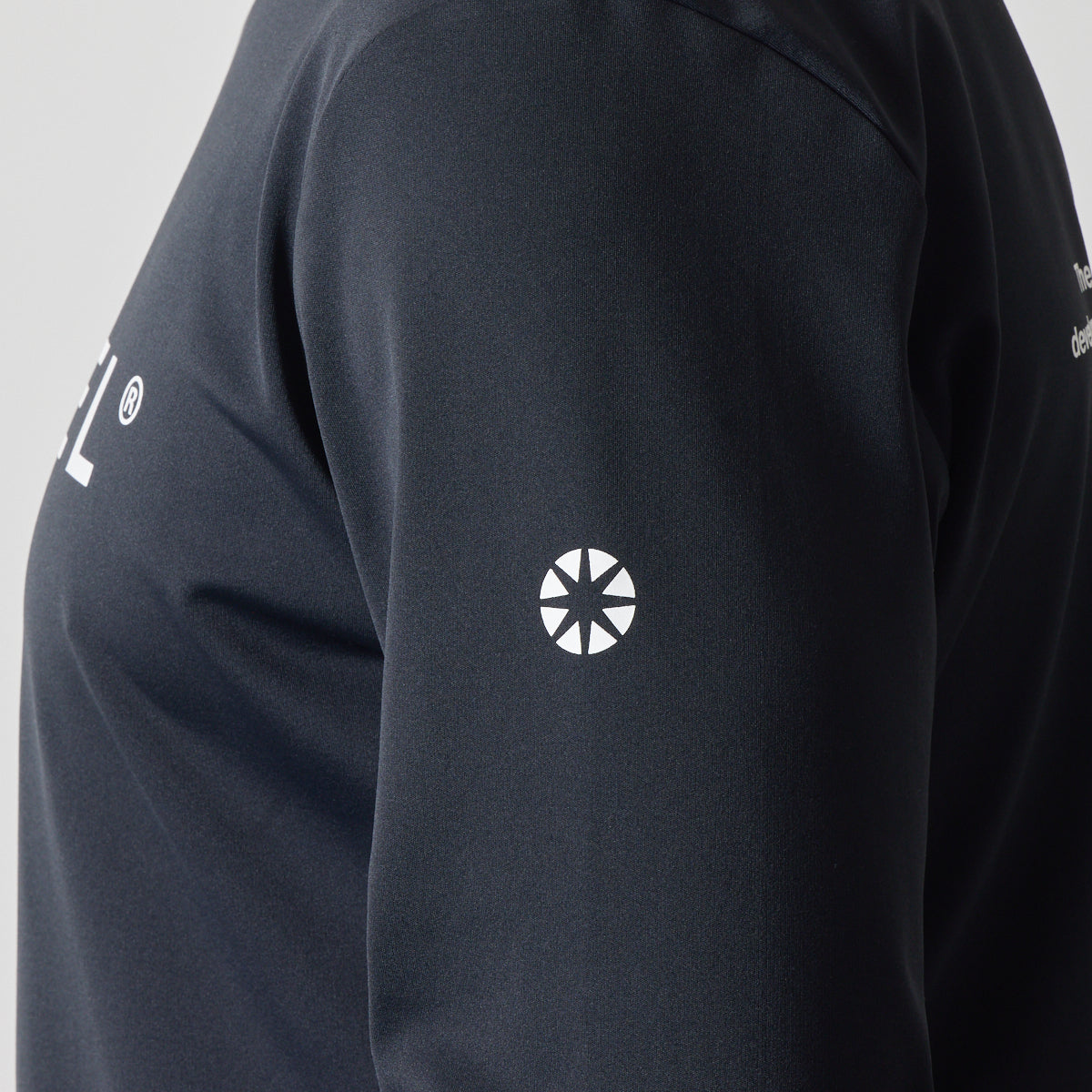 BASIC LOGO L/S MOCK NECK SHIRTS BGS-4ABLMC モックネックシャツ ハイストレッチ 保温 UVカット / BLACK