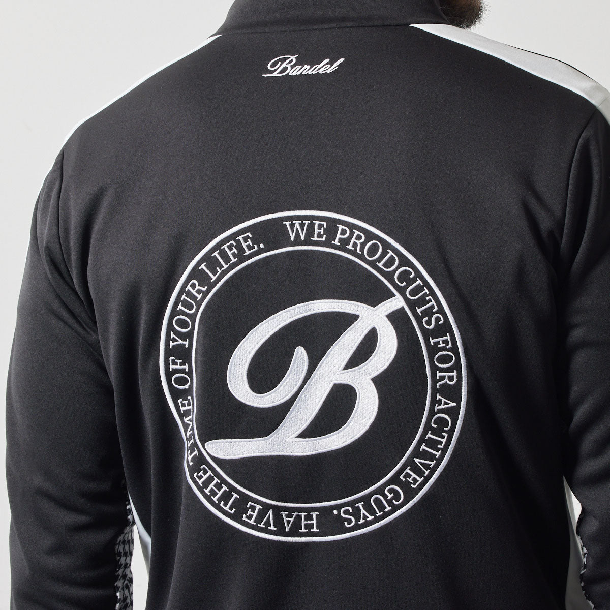 HOUNDSTOOTH BICOLOR BLOUSON BGS-4AHTBB ブルゾン 新素材 軽量 / BLACK