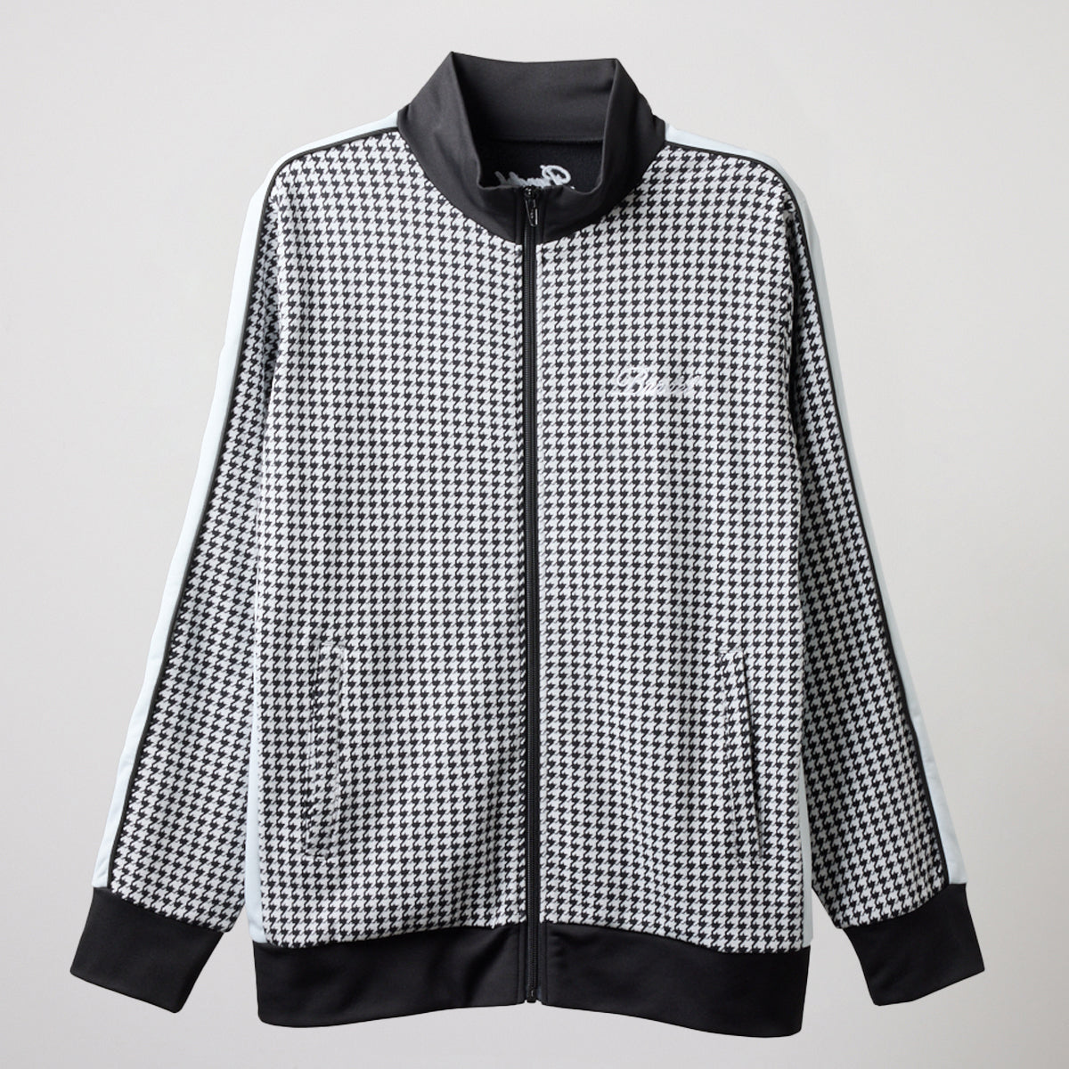 HOUNDSTOOTH BICOLOR BLOUSON BGS-4AHTBB ブルゾン 新素材 軽量 / BLACK