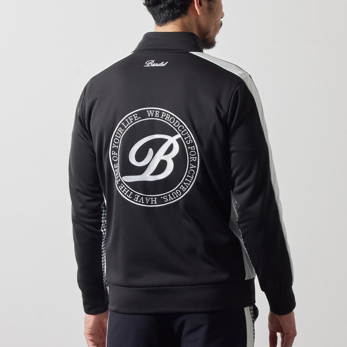 HOUNDSTOOTH BICOLOR BLOUSON BGS-4AHTBB ブルゾン 新素材 軽量 / BLACK