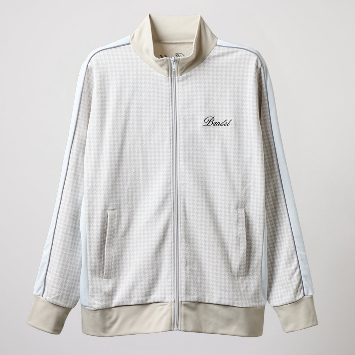 HOUNDSTOOTH BICOLOR BLOUSON BGS-4AHTBB ブルゾン 新素材 軽量 / GREIGE
