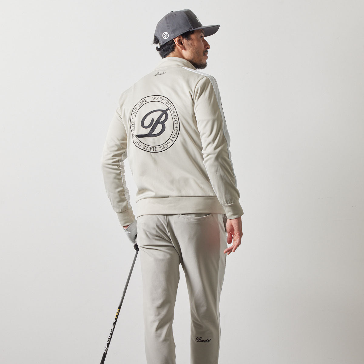 HOUNDSTOOTH BICOLOR BLOUSON BGS-4AHTBB ブルゾン 新素材 軽量 / GREIGE
