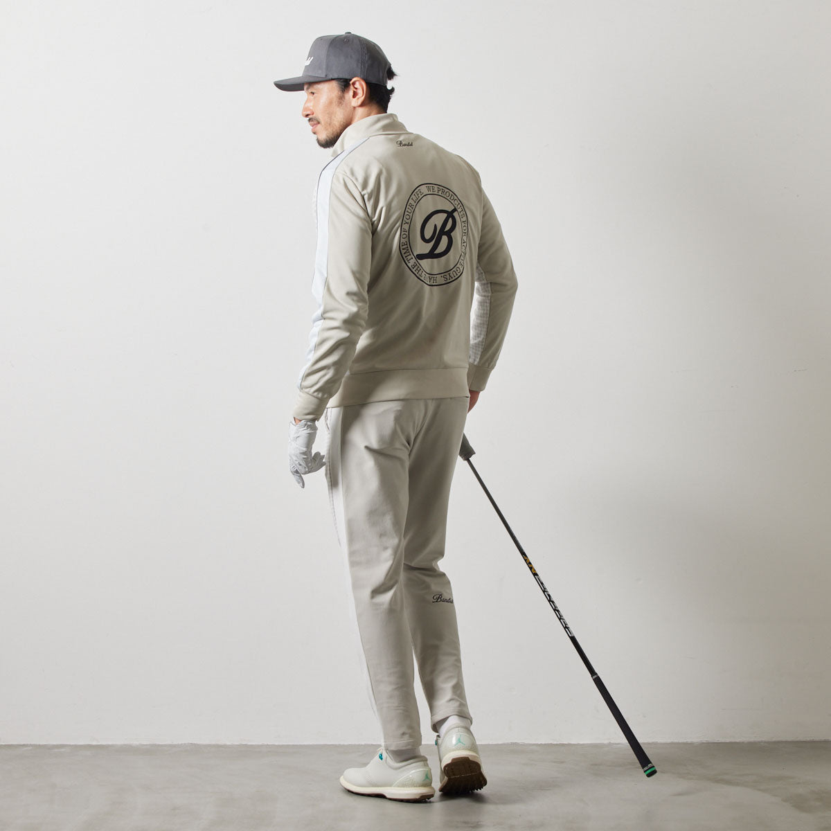 HOUNDSTOOTH BICOLOR BLOUSON BGS-4AHTBB ブルゾン 新素材 軽量 / GREIGE