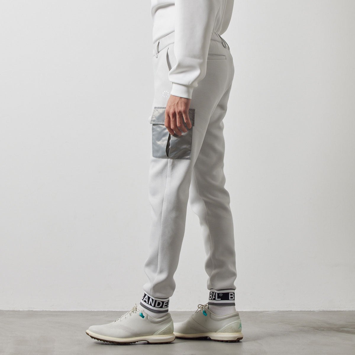 NYLON POCKET CARGO PANTS カーゴパンツ 軽量 インタック セットアップ / L-GREY